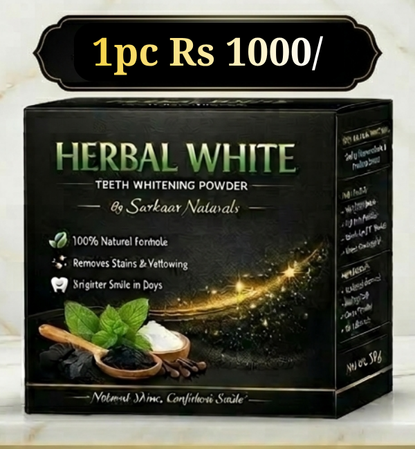 Herbal White Teeth Whitening Powder 1pc